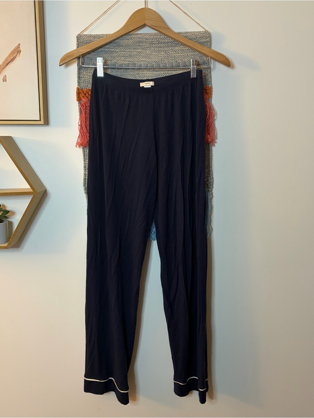 Eberjey Navy Blue Pajamas XS - Picture 3 of 4